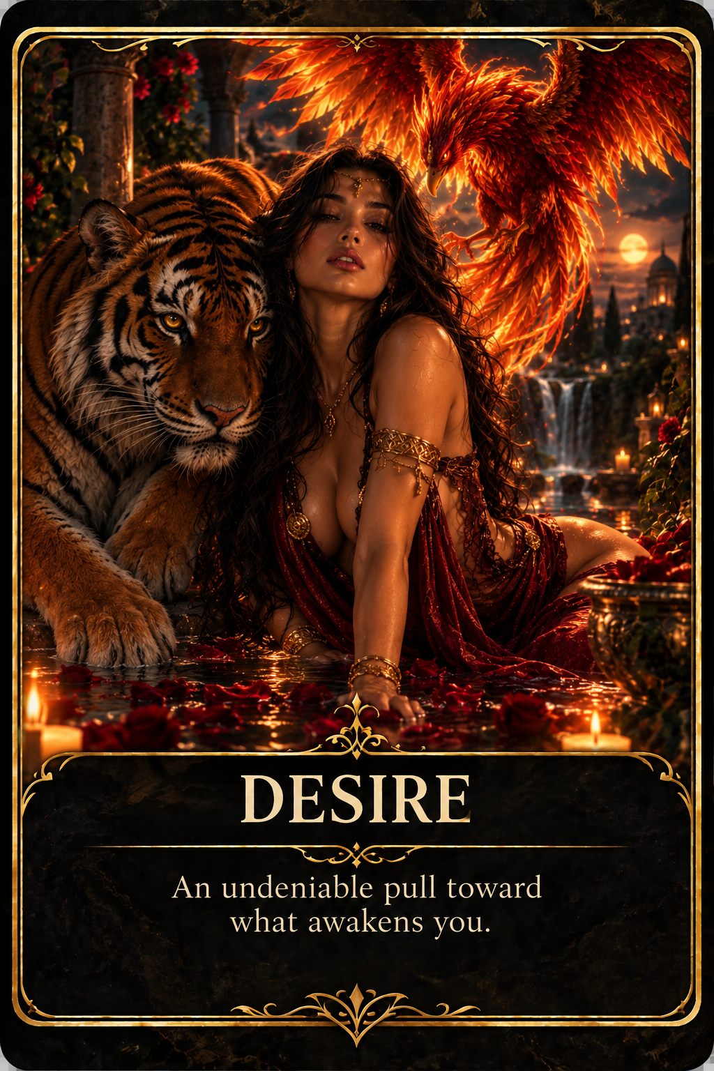 🔥Phoenix Tiger: 44 Sexy Oracle Message Cards!
