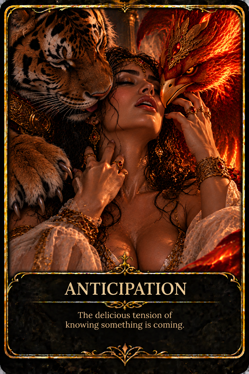 🔥Phoenix Tiger: 44 Sexy Oracle Message Cards!