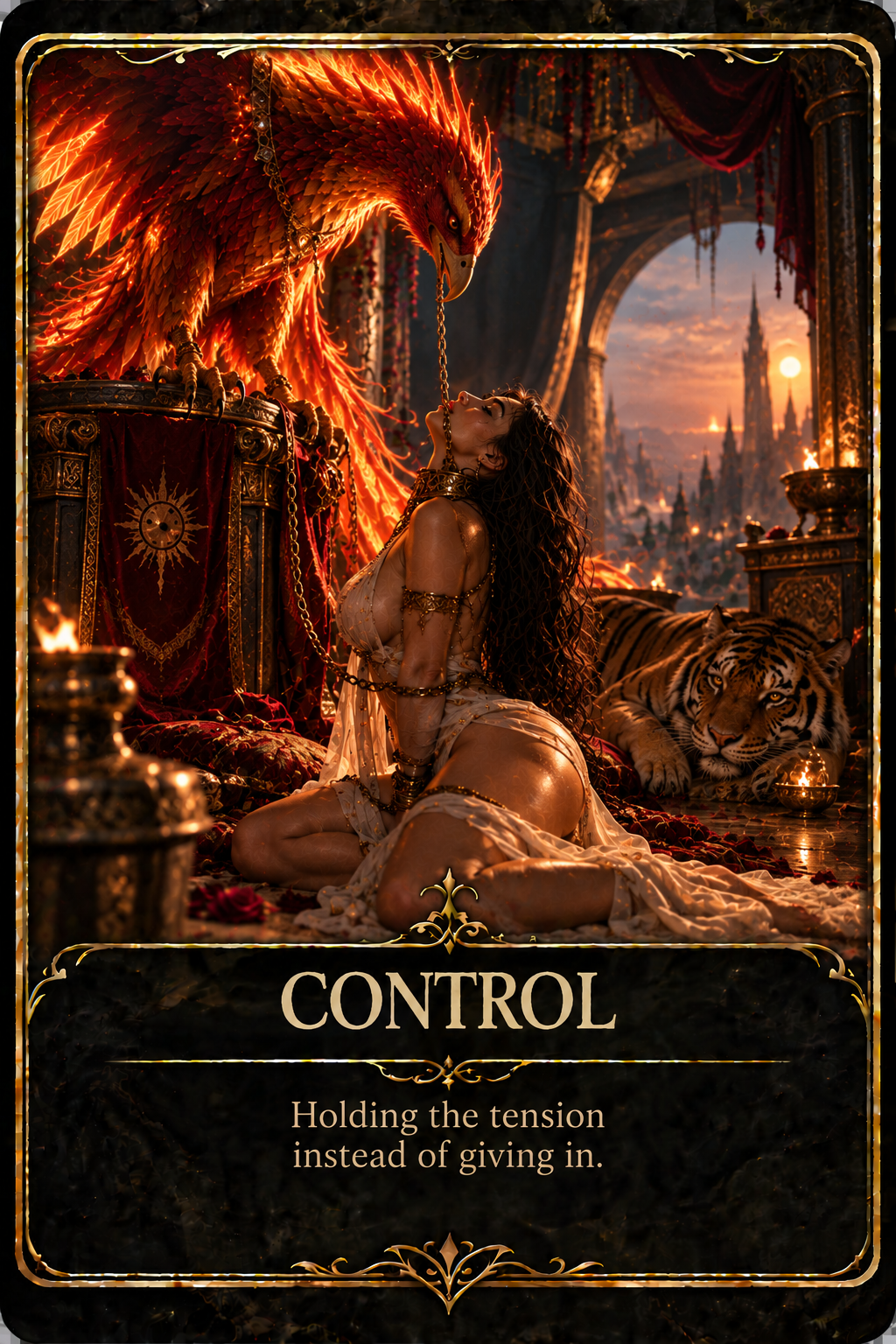 🔥Phoenix Tiger: 44 Sexy Oracle Message Cards!