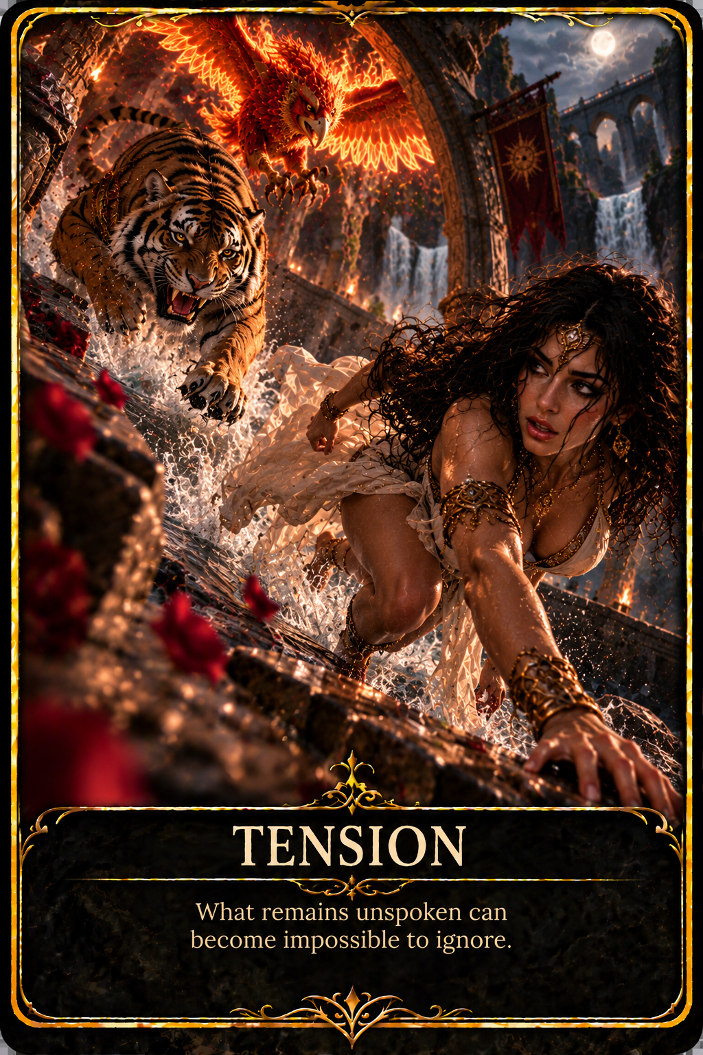 🔥Phoenix Tiger: 44 Sexy Oracle Message Cards!