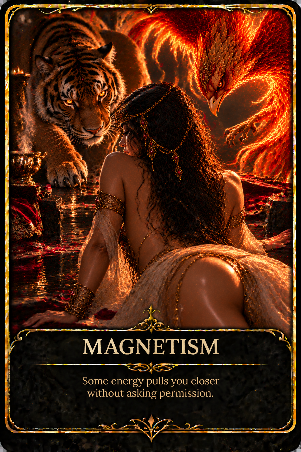 🔥Phoenix Tiger: 44 Sexy Oracle Message Cards!