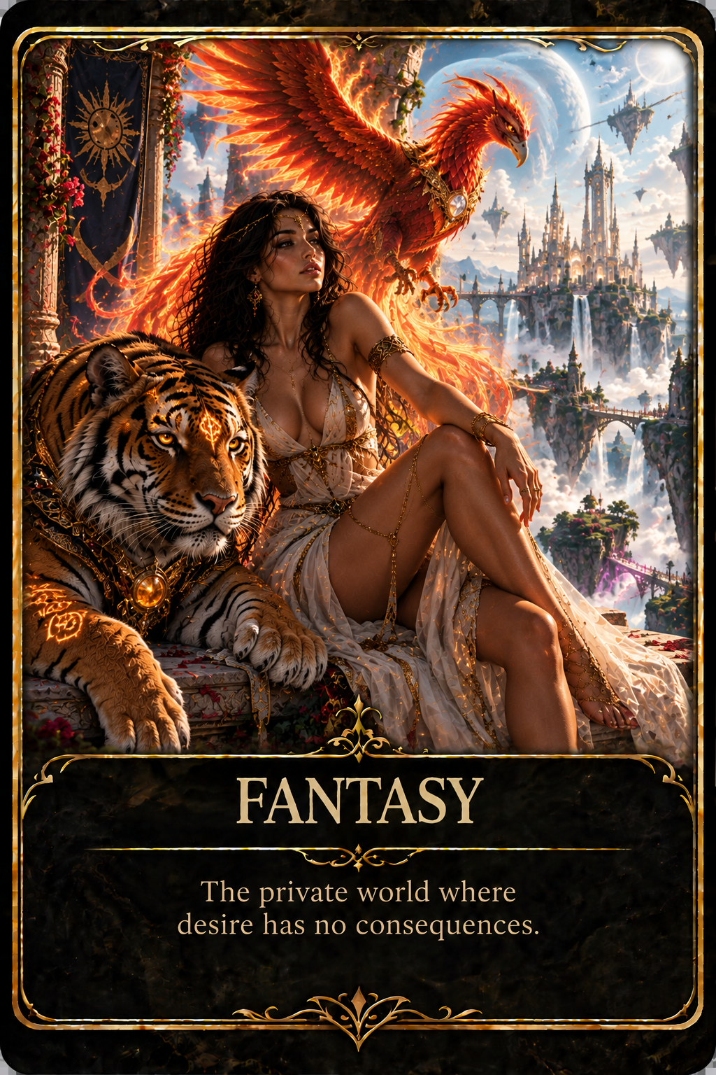 🔥Phoenix Tiger: 44 Sexy Oracle Message Cards!