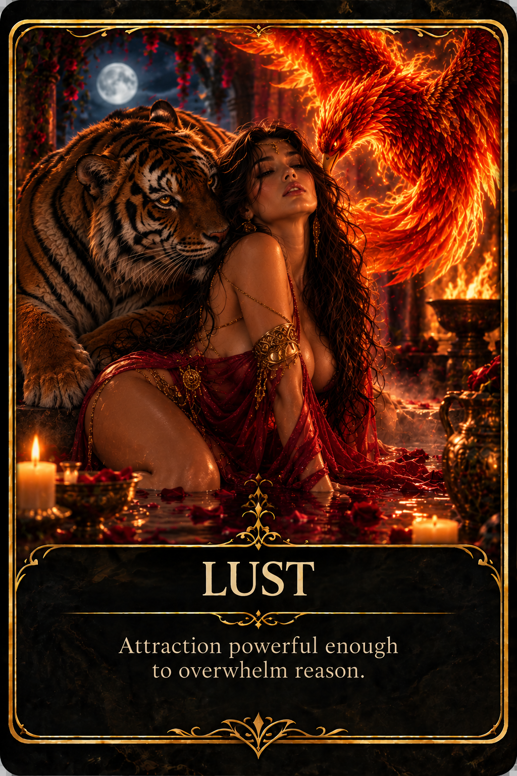 🔥Phoenix Tiger: 44 Sexy Oracle Message Cards!