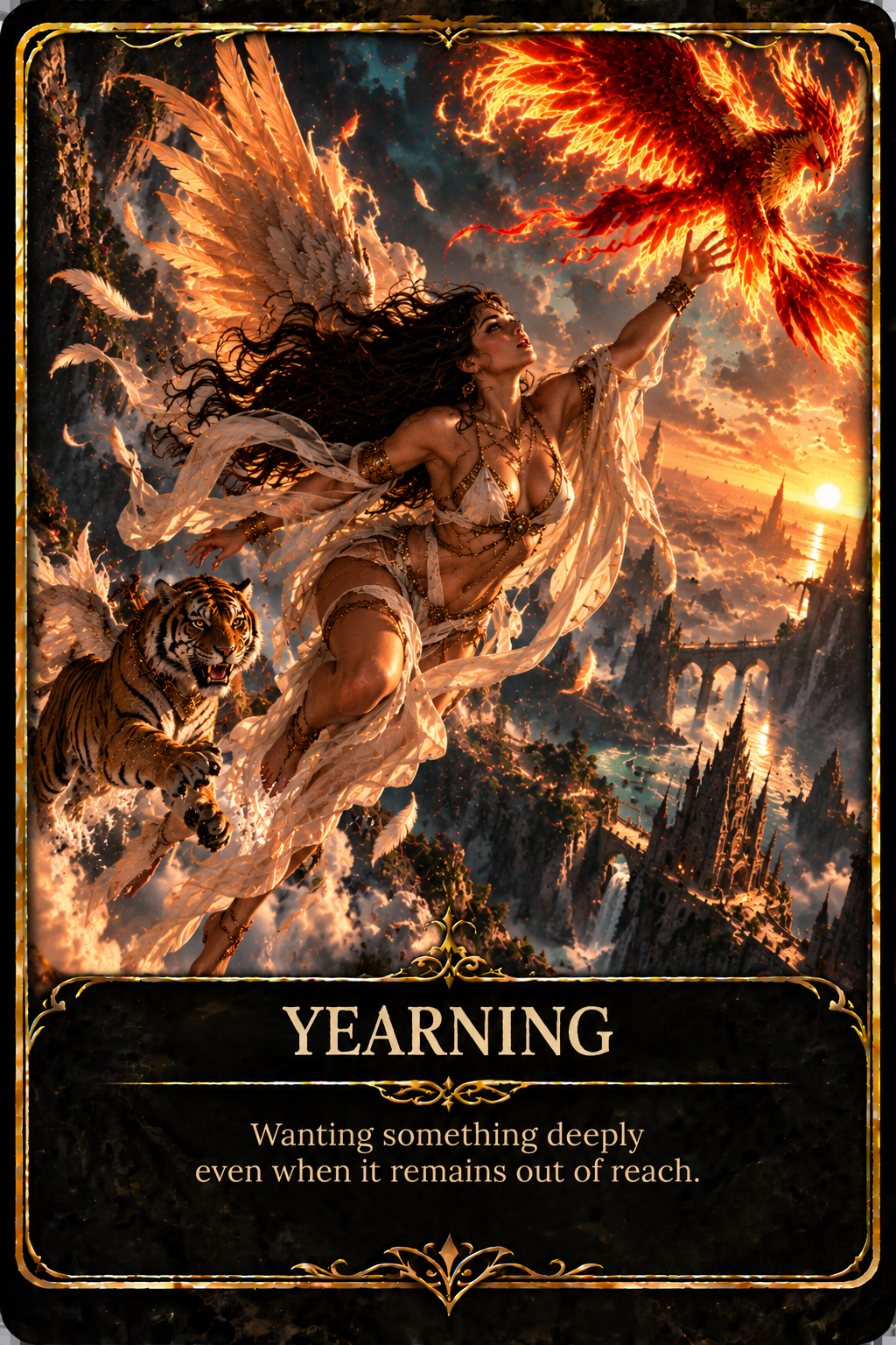 🔥Phoenix Tiger: 44 Sexy Oracle Message Cards!