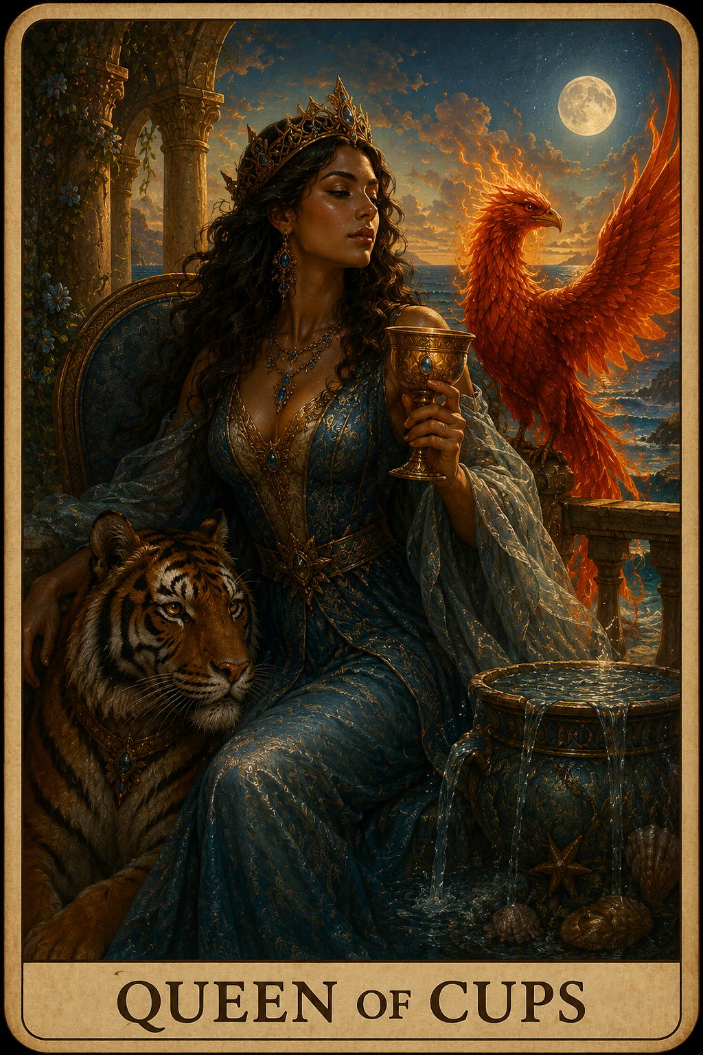 🔥Phoenix Tiger: Untamed — 100-Card Tarot Deck! (click here)